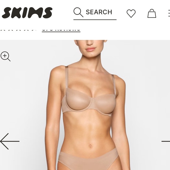 SKIMS Other - Skims No Show Unlined Balconette Bra